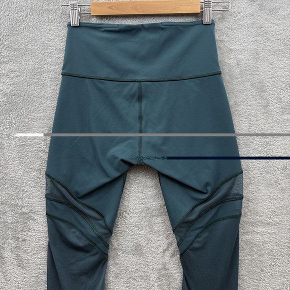 Lululemon Seek The Heat Tight 28" Green Womens 6 Full On‎ Luxtreme Mesh W5BCVS - Picture 4 of 9